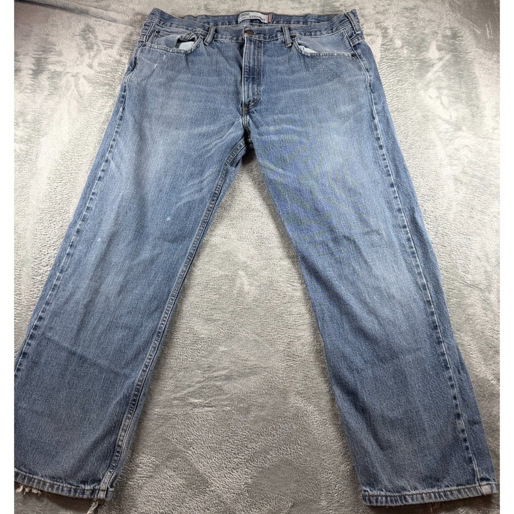 Levi's 569 Loose Straight Jeans Mens Tag 38x30 Actual 40x30 Distressed